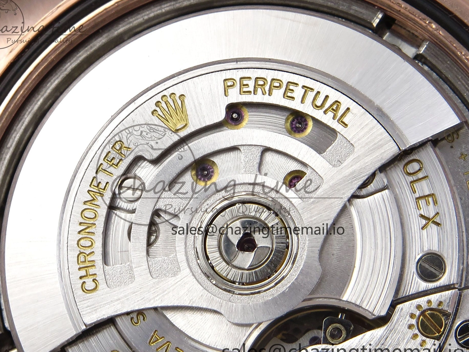 0217 QuickDry Day Date 40 RG 228235 KF 1:1 Best Edition Brown Roman Dial on President Bracelet VR3255 (Gain Weight) 838